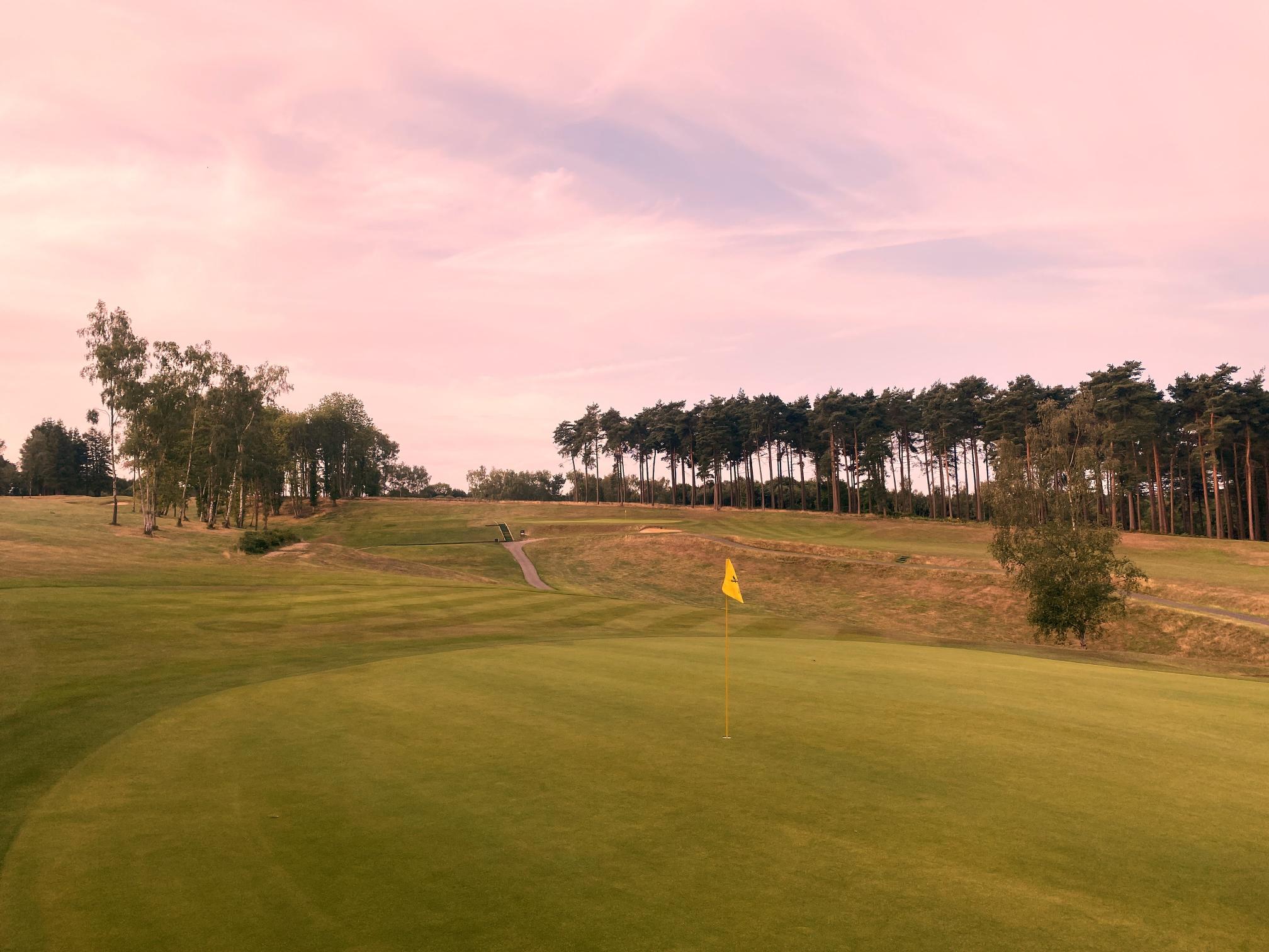 13th & 12th Hole Sunset